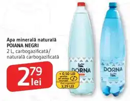 Supeco Apa minerală naturală POIANA NEGRI Ofertă