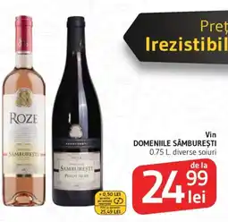 Supeco Vin DOMENIILE SÂMBUREŞTI Ofertă