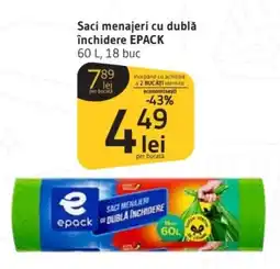Supeco Saci menajeri cu dublă închidere EPACK Ofertă