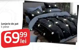 Supeco Lenjerie de pat 4 piese Ofertă