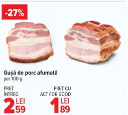 Carrefour Market Guşă de porc afumată Ofertă