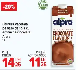 Carrefour Market Băutură vegetală pe bază de soia cu aromă de ciocolată Alpro Ofertă
