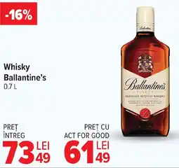 Carrefour Market Whisky Ballantine's Ofertă