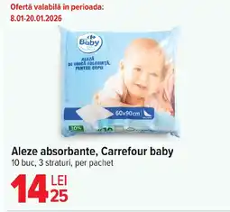 Carrefour Market Aleze absorbante, Carrefour baby Ofertă