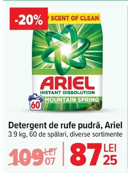 Carrefour Market Detergent de rufe pudră, Ariel Ofertă
