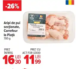 Carrefour Market Aripi de pui secţionate, Carrefour la Piaţă Ofertă