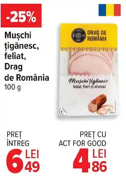 Carrefour Market Muschi țigănesc feliat, Drag de România Ofertă