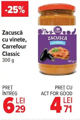 Carrefour Market Zacuscă cu vinete, Carrefour Classic Ofertă