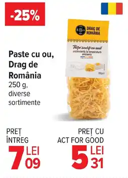 Carrefour Market Paste cu ou, Drag de România Ofertă