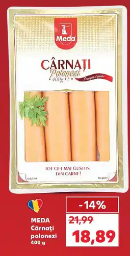 Kaufland MEDA Cârnaţi polonezi Ofertă