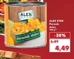 Kaufland ALEX STAR Porumb dulce Ofertă