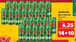 Kaufland HEINEKEN Bere blondă 5% alcool Ofertă