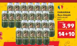 Kaufland CARAIMAN Bere blondă 4,6% alcool Ofertă