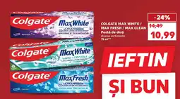 Kaufland COLGATE MAX WHITE / MAX FRESH/MAX CLEAN Pastă de dinți Ofertă