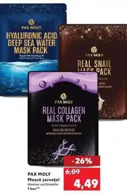 Kaufland PAX MOLY Mască șervețel Ofertă