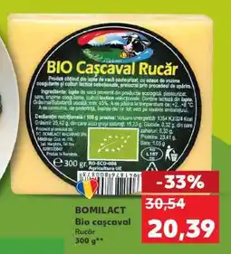 Kaufland BOMILACT Bio cașcaval Rucăr 300 g Ofertă
