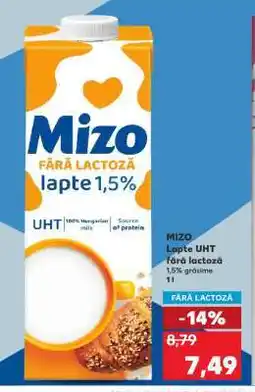 Kaufland Mizo Lapte UHT fără lactoză Ofertă