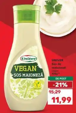 Kaufland UNIVER Sos de maioneză vegan Ofertă