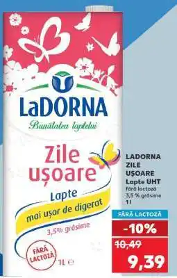 Kaufland LADORNA ZILE UȘOARE Lapte UHT Ofertă