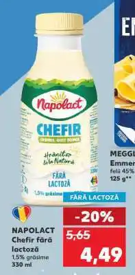 Kaufland NAPOLACT Chefir fără lactoză Ofertă