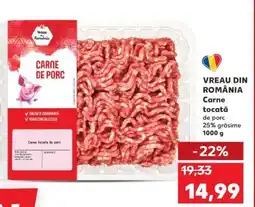 Kaufland Carne tocată de porc Ofertă