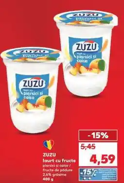 Kaufland ZUZU Iaurt cu fructe Ofertă