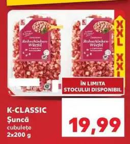 Kaufland K-CLASSIC Șuncă cubulețe Ofertă