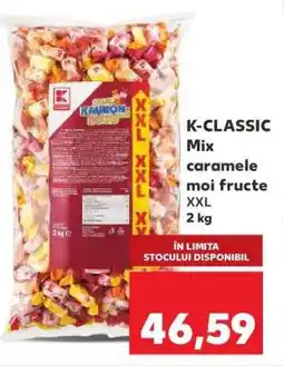 Kaufland K-CLASSIC Mix caramele moi fructe XXL 2 kg Ofertă