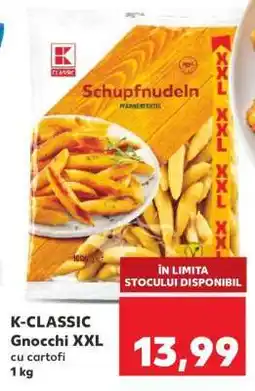 Kaufland K-CLASSIC Gnocchi XXL cu cartofi Ofertă