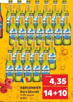 Kaufland BERGENBIER Bere blondă Ofertă