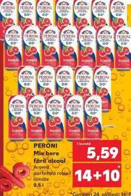 Kaufland PERONI Mix bere fără alcool Ofertă