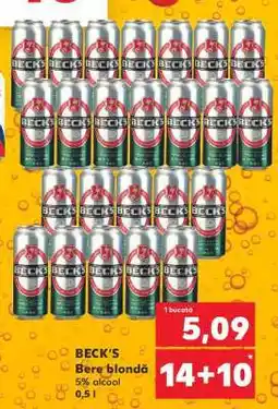Kaufland BECK‘S Bere blondă Ofertă