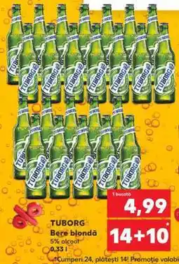 Kaufland TUBORG Bere blondă Ofertă