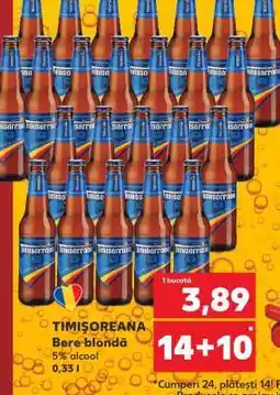 Kaufland TIMIŞOREANA Bere blondă Ofertă