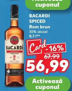 Kaufland BACARDI SPICED Ofertă