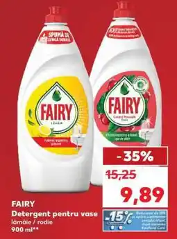 Kaufland FAIRY Detergent pentru vase Ofertă