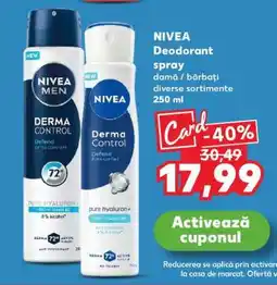 Kaufland NIVEA Deodorant spray Ofertă