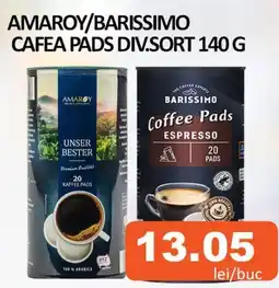 Unicarm Amaroy/barissimo cafea pads Ofertă