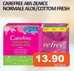 Unicarm Carefree abs zilnice normale aloe/cottom fresh Ofertă
