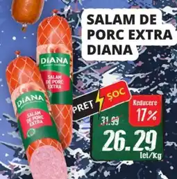 Diana Supermarket Salam de porc extra diana Ofertă