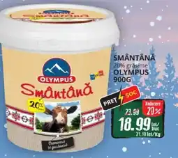 Diana Supermarket Smântână 20% grăsime olympus Ofertă