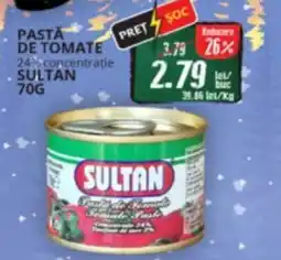 Diana Supermarket Pasta de tomate 24% concentratie sultan Ofertă