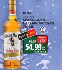 Diana Supermarket Rom 35% alcool spiced gold captain morgan Ofertă