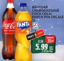 Diana Supermarket Băutură carbogazoasă coca cola/ fanta portocale Ofertă