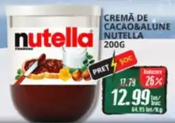 Diana Supermarket Cremă de cacao&alune nutella Ofertă