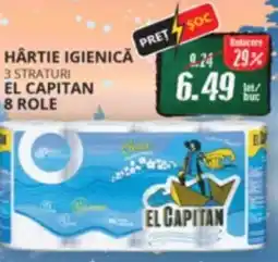 Diana Supermarket Hârtie igienică 3 straturi el capitan Ofertă