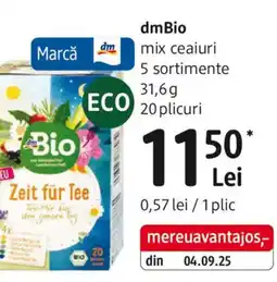 DM DmBio mix ceaiuri 5 sortimente Ofertă