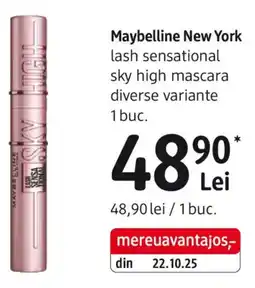 DM Maybelline New York lash sensational sky high mascara Ofertă