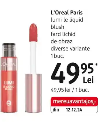 DM L'Oreal Paris lumi le liquid blush Ofertă