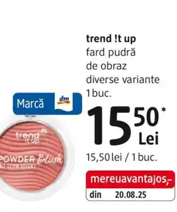 DM Trend !t up fard pudră de obraz Ofertă